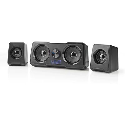 Nedis Black Gaming Speakers - Speakers 2.2 Channel Nedis Black Gaming Speakers - Speakers 2.2 Channel