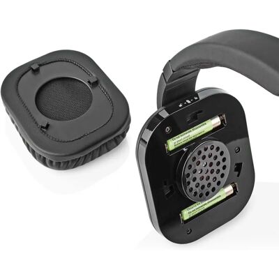 NEDIS Auriculares Inalámbricos para TV - NEGRO NEDIS Auriculares Inalámbricos para TV - NEGRO