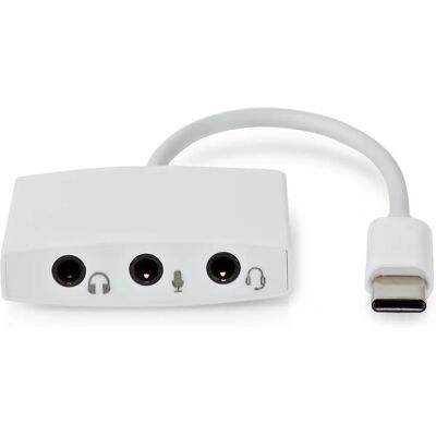 Nedis Modell CCGP65900WT01 USB-C Hub - Grensesnitt Nedis Modell CCGP65900WT01 USB-C Hub - Grensesnitt