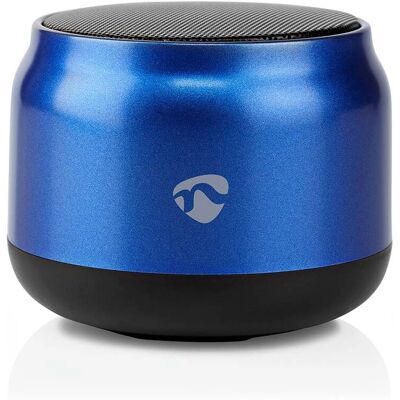 Nedis Bluetooth Tragbarer Mono-Lautsprecher - Blau - 5 W Nedis Bluetooth Tragbarer Mono-Lautsprecher - Blau - 5 W
