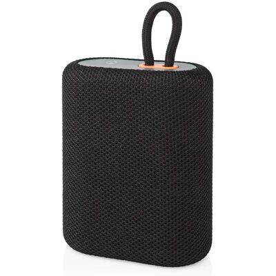 Haut-parleur Bluetooth portable Nedis - 7W - Noir - Haut-parleur portable Haut-parleur Bluetooth portable Nedis - 7W - Noir - Haut-parleur portable