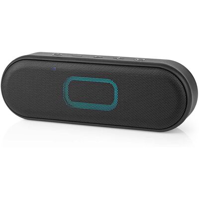 Haut-parleur Bluetooth portable Nedis - 16W, IPX6, TWS, MicroSD, Microphone - Publicité Haut-parleur Bluetooth portable Nedis - 16W, IPX6, TWS, MicroSD, Microphone - Publicité