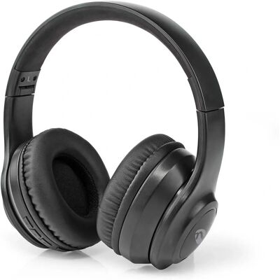 Nedis Draadloze Over-Ear Koptelefoon - ZWART Nedis Draadloze Over-Ear Koptelefoon - ZWART