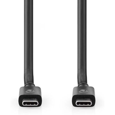 Nedis USB-C 2m Cyan USB 4.0 Gen 2x2 Kabel - Unterstützt 8K, 20Gbps Nedis USB-C 2m Cyan USB 4.0 Gen 2x2 Kabel - Unterstützt 8K, 20Gbps