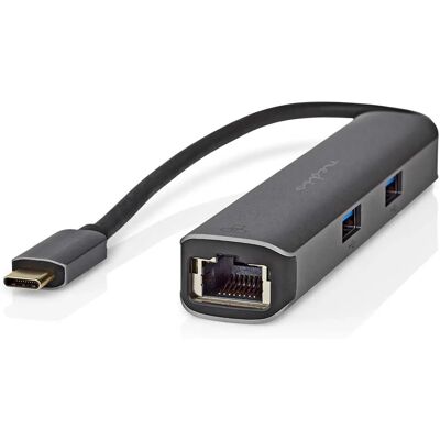 Nedis USB Multi-Port Adapter 5-in-1 - USB-C, HDMI, Ethernet - Docking Station Nedis USB Multi-Port Adapter 5-in-1 - USB-C, HDMI, Ethernet - Docking Station