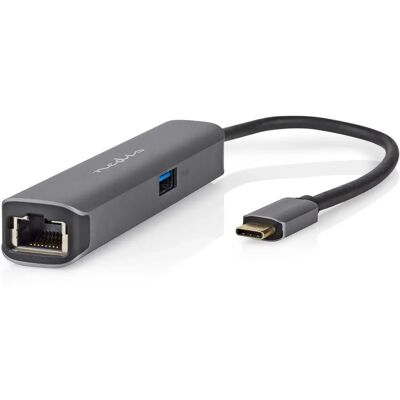 Nedis Laptop Dock/Port Replikator - Anthrazit - USB 3.2 Gen 1 - Laptop Docking Station Nedis Laptop Dock/Port Replikator - Anthrazit - USB 3.2 Gen 1 - Laptop Docking Station
