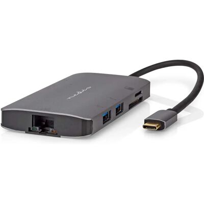 Nedis Laptop Dockingstation - 4K HDMI, USB-C, Ethernet - Anthrazit Nedis Laptop Dockingstation - 4K HDMI, USB-C, Ethernet - Anthrazit