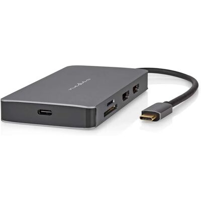 Nedis Docking Station - Antrasiitti - 7-in-1 USB 3.2 Gen 1 Nedis Docking Station - Antrasiitti - 7-in-1 USB 3.2 Gen 1