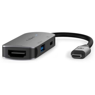 Nedis USB Multi-Port Hub - 4K HDMI, 3 Ports, 100W PD Nedis USB Multi-Port Hub - 4K HDMI, 3 Ports, 100W PD