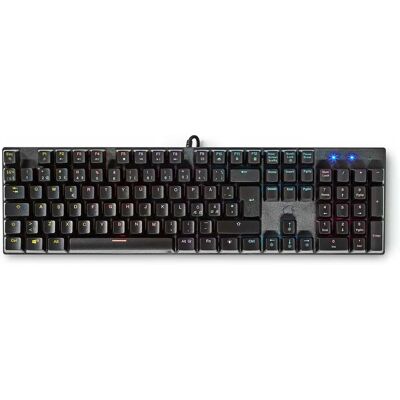 Tastiera da Gioco Meccanica Nedis Nero Nordico - Tastiera Tastiera da Gioco Meccanica Nedis Nero Nordico - Tastiera