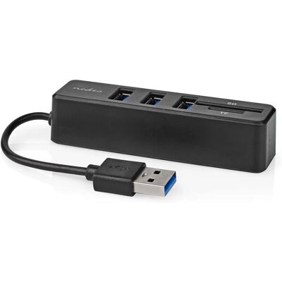Nedis USB-Hub - 5 Ports, USB 2.0, Schwarz Nedis USB-Hub - 5 Ports, USB 2.0, Schwarz