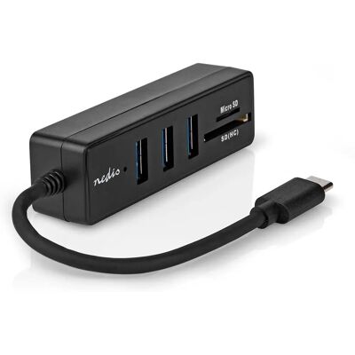 Nedis CCGB64250BK01 Kannettava telakka - USB Type-C Musta Nedis CCGB64250BK01 Kannettava telakka - USB Type-C Musta
