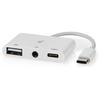 Nedis Modell CCGB64790WT01 Laptop Dock - USB-C, USB 2.0, Vit Nedis Modell CCGB64790WT01 Laptop Dock - USB-C, USB 2.0, Vit