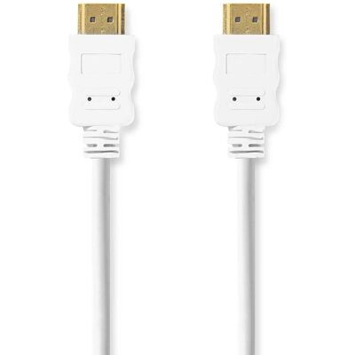 Nedis Modell CVGB34000WT20 Höghastighets HDMI-kabel med Ethernet - HDMI-kabel 2m Nedis Modell CVGB34000WT20 Höghastighets HDMI-kabel med Ethernet - HDMI-kabel 2m