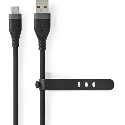 Nedis USB-kaapeli - 1,5 m, Musta, USB 2.0, Nopea lataus Nedis USB-kaapeli - 1,5 m, Musta, USB 2.0, Nopea lataus