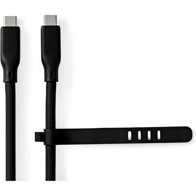 Nedis USB C Kabel - 1,5m, Schwarz, 60W, 8K@30Hz - USB 3.2 Gen 1 Nedis USB C Kabel - 1,5m, Schwarz, 60W, 8K@30Hz - USB 3.2 Gen 1