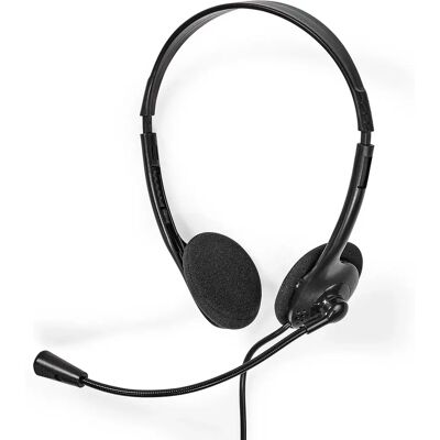 Nedis PC-Headset - MUSTA Nedis PC-Headset - MUSTA