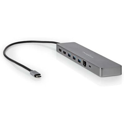 Nedis CCBW64260AT02 USB-C Hub - 10-in-1 Multi-Port Adapter - Anthrazit Nedis CCBW64260AT02 USB-C Hub - 10-in-1 Multi-Port Adapter - Anthrazit