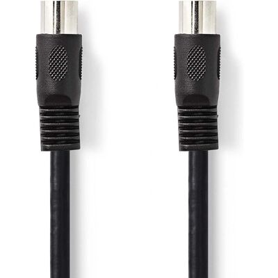 Nedis CAGL20000BK30 Audiokabel - 3m, DIN 5-pol, Zwart Nedis CAGL20000BK30 Audiokabel - 3m, DIN 5-pol, Zwart