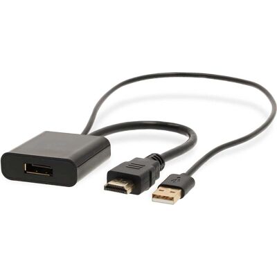 Nedis Musta HDMI-DisplayPort-sovitin - 4K 60Hz Nedis Musta HDMI-DisplayPort-sovitin - 4K 60Hz