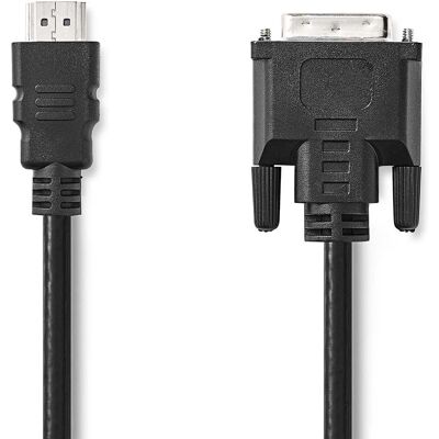 Nedis malli CCGL34800BK30 3m HDMI DVI-D kaapeliadapteri Nedis malli CCGL34800BK30 3m HDMI DVI-D kaapeliadapteri