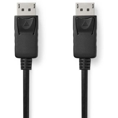 Nedis DisplayPort-kabel - 2m - Svart - Stödjer 4K@60Hz - Videoadapter Nedis DisplayPort-kabel - 2m - Svart - Stödjer 4K@60Hz - Videoadapter