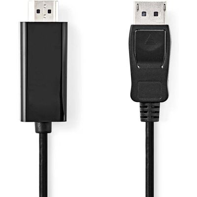Nedis DisplayPort-kabel - 2 m - 1080p - Svart Nedis DisplayPort-kabel - 2 m - 1080p - Svart