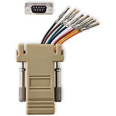 Nedis Modelo - Adaptador serial D-sub para RJ45 - Marfim Nedis Modelo - Adaptador serial D-sub para RJ45 - Marfim