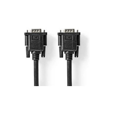 Nedis VGA-kaapeli - 5m Musta - VGA (D-Sub) - Pyöreä Nedis VGA-kaapeli - 5m Musta - VGA (D-Sub) - Pyöreä