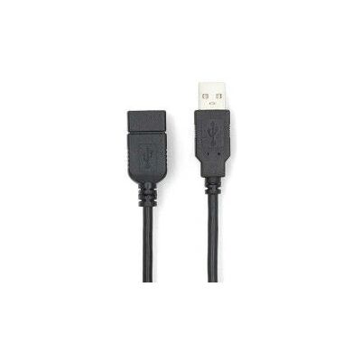 Nedis 3m USB A - USB A Kaapeli - Musta - USB 2.0 Nedis 3m USB A - USB A Kaapeli - Musta - USB 2.0