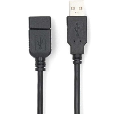 Nedis USB-Kabel 1m Schwarz - USB 2.0 Kabel Nedis USB-Kabel 1m Schwarz - USB 2.0 Kabel