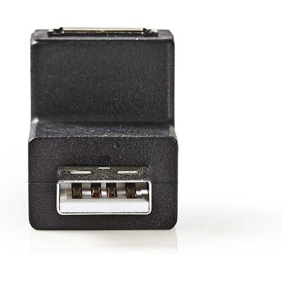 Nedis USB Adapter - USB 2.0 - Runder Nikkel - Kompakt - USB Typ-A Nedis USB Adapter - USB 2.0 - Runder Nikkel - Kompakt - USB Typ-A