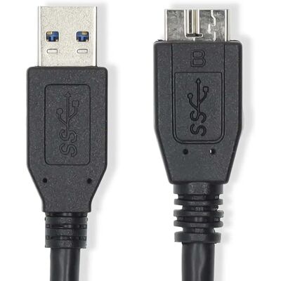 Nedis USB-kabel - USB 3.2 Gen 1 - 1m - Svart Nedis USB-kabel - USB 3.2 Gen 1 - 1m - Svart
