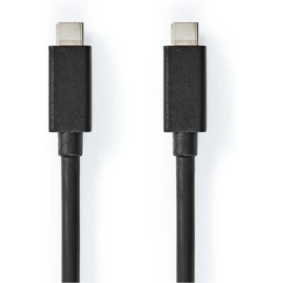 Nedis USB-kaapeli - USB 3.2 Gen 2x2 - USB-C 100W - 2m - Musta Nedis USB-kaapeli - USB 3.2 Gen 2x2 - USB-C 100W - 2m - Musta
