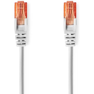 Nedis Modell CCGL85200GY100 Nätverkskabel Grey 10m CAT6 U/UTP Nedis Modell CCGL85200GY100 Nätverkskabel Grey 10m CAT6 U/UTP