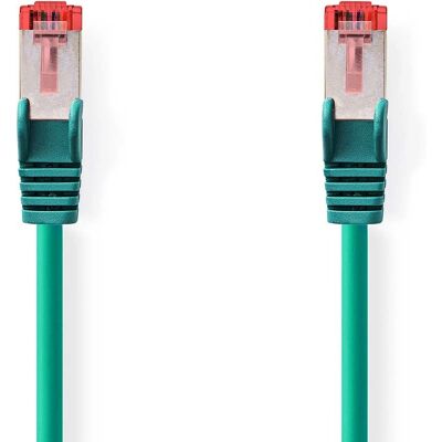 Nedis CCGL85221GN100 Nätverkskabel - Grön - 10 m - Cat6 S/FTP Nedis CCGL85221GN100 Nätverkskabel - Grön - 10 m - Cat6 S/FTP