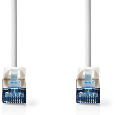 Nedis CCGL85330WT20 Verkkokaapeli - 2m - Valkoinen - S/FTP - CAT6a Nedis CCGL85330WT20 Verkkokaapeli - 2m - Valkoinen - S/FTP - CAT6a