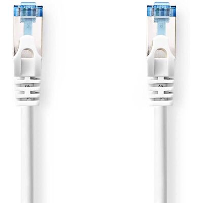 Nedis Vit 5m Cat6a S/FTP Nätverkskabel Nedis Vit 5m Cat6a S/FTP Nätverkskabel