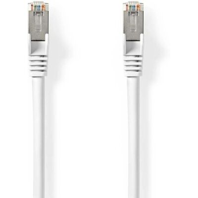 Nedis Modell CCGL85520WT50 Vit 5m Nätverkskabel Cat8.1 S/FTP Nedis Modell CCGL85520WT50 Vit 5m Nätverkskabel Cat8.1 S/FTP