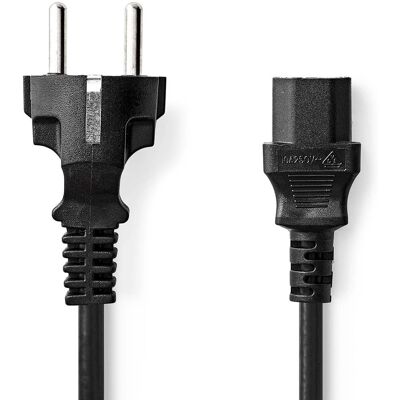 Nedis Strömkabel - 5 m IEC-320-C13 - Svart strömkabel Nedis Strömkabel - 5 m IEC-320-C13 - Svart strömkabel