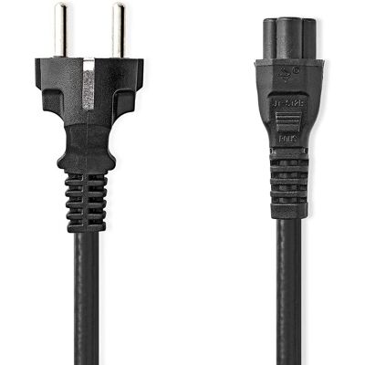 Câble d'alimentation Nedis - IEC C5, Noir, 3m Câble d'alimentation Nedis - IEC C5, Noir, 3m