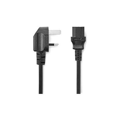 Nedis strömkabel - UK-kontakt G - IEC 320 - 2m Nedis strömkabel - UK-kontakt G - IEC 320 - 2m