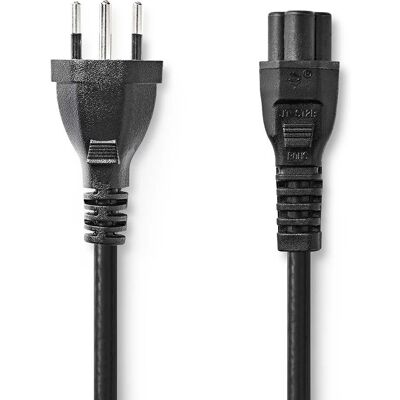 Nedis CEGL11220BK20 Virtajohto - IEC 320, 2 m, Musta - Virtajohto Nedis CEGL11220BK20 Virtajohto - IEC 320, 2 m, Musta - Virtajohto