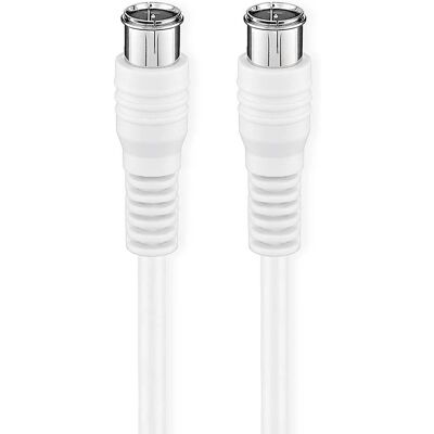 Nedis Weiß 5m F Koaxialkabel - Koaxialkabel Nedis Weiß 5m F Koaxialkabel - Koaxialkabel