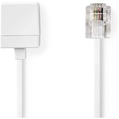 Nedis 10m Telephone Cable - Extension Extension Cable Nedis 10m Telephone Cable - Extension Extension Cable