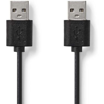 Nedis USB-kaapeli - USB 2.0 - 2m - USB A to USB C - Musta Nedis USB-kaapeli - USB 2.0 - 2m - USB A to USB C - Musta