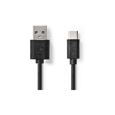USB-kaapeli Nedis - 2m, USB-A til USB-C, Musta USB-kaapeli Nedis - 2m, USB-A til USB-C, Musta