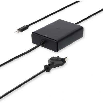 Nedis 45W GaN Kannettavan Yhteensopiva Sovitin - Universaali, Kompakti, 5-20V, 3A Nedis 45W GaN Kannettavan Yhteensopiva Sovitin - Universaali, Kompakti, 5-20V, 3A