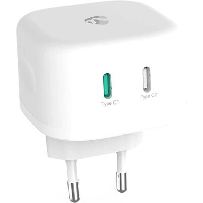 Nedis Wandlader - 45W GaN Schnellladung USB-C - Weiß Nedis Wandlader - 45W GaN Schnellladung USB-C - Weiß