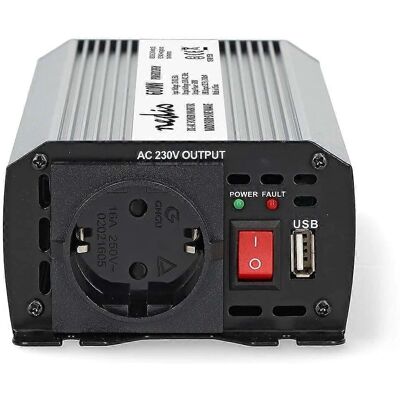 Nedis Power Inverter - 600W - Muokattu Siniaalto Nedis Power Inverter - 600W - Muokattu Siniaalto
